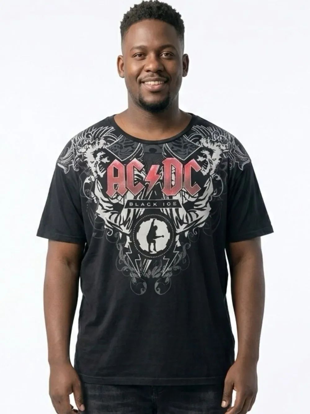 AC/DC Black Ice Tee - Picture 1 of 5